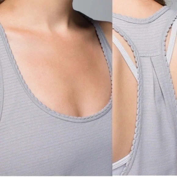 Lululemon 105 F Singlet Heathered Medium Grey - Picture 7 of 9